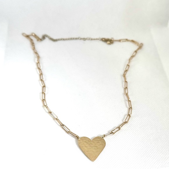 Paperclip Heart Necklace - Picture 4 of 5